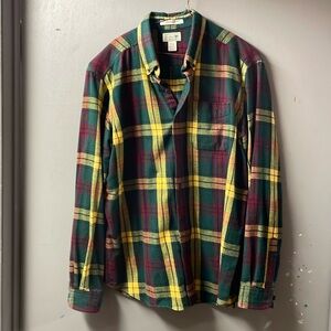 L.L. Bean Flannel Plaid Shirt Mens Large,